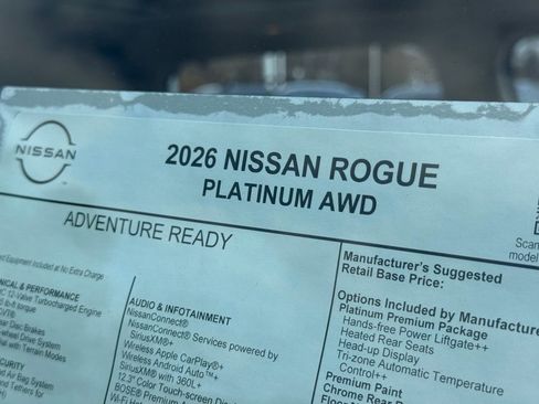 New 2026 Nissan Rogue Platinum image 26