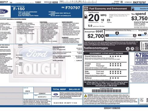 Used 2024 Ford F150 XLT w/ Equipment Group 302A MID AWD/4WD image 43