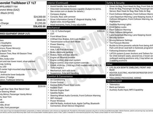 Used 2024 Chevrolet TrailBlazer LT image 5