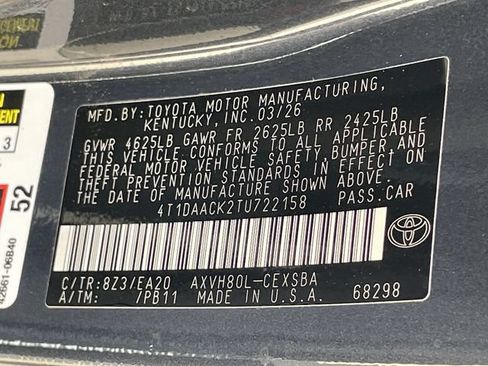 Used 2026 Toyota Camry SE FWD image 31