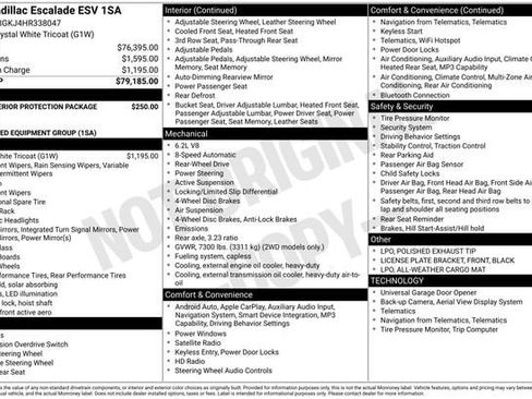Used 2017 Cadillac Escalade ESV 2WD image 31
