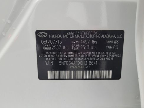 Used 2016 Hyundai Sonata Limited w/ Option Group 04 FWD image 33