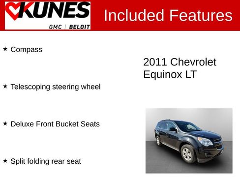 Used 2011 Chevrolet Equinox LT w/ Driver Convenience Package image 3