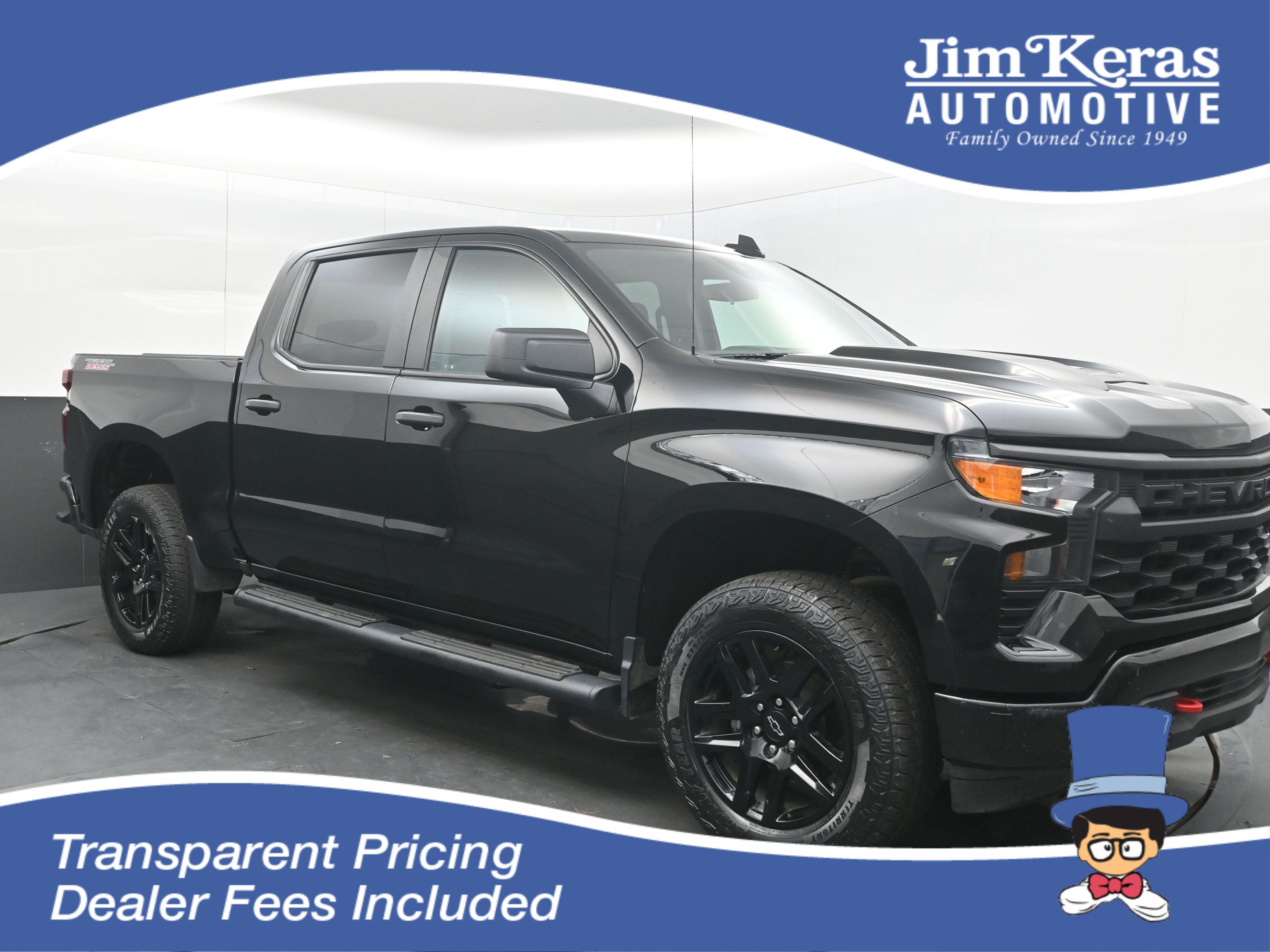 Used 2023 Chevrolet Silverado 1500 Custom Trail Boss w/ LPO, Dark Essentials Package AWD/4WD image 1
