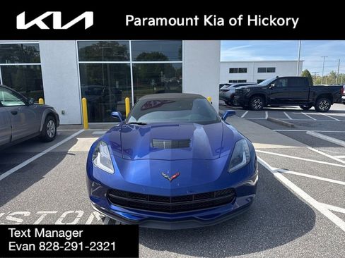Used 2019 Chevrolet Corvette Stingray Convertible w/ Carbon Flash Badge Package image 2