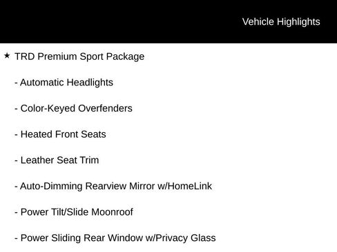 Used 2022 Toyota Tacoma TRD Sport w/ TRD Premium Sport Package image 11