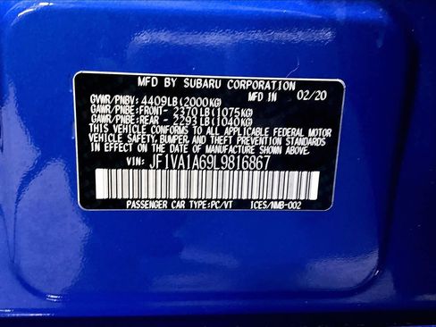 Used 2020 Subaru WRX image 34