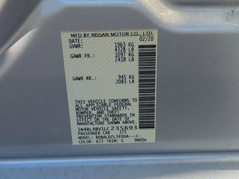 Used 2020 Nissan Altima 2.5 S image 32