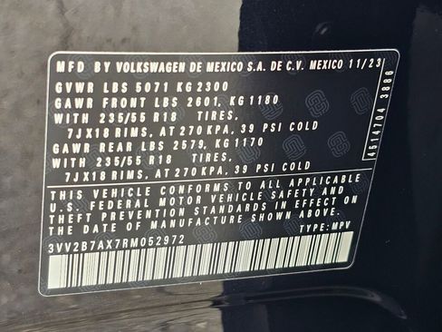 Certified 2024 Volkswagen Tiguan SE AWD/4WD image 29