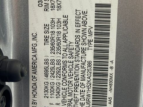 Used 2019 Honda CR-V EX image 21