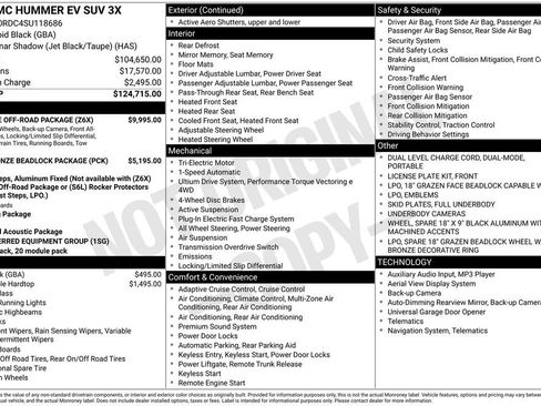 New 2025 GMC Hummer EV 3X w/ Extreme Off-Road Package AWD/4WD image 2