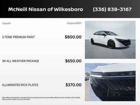 New 2026 Nissan Sentra SR w/ SR All Weather Package FWD image 9