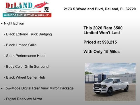 New 2026 RAM 3500 Limited image 19