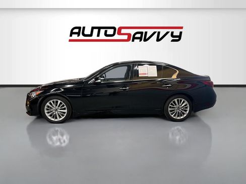 Used 2021 INFINITI Q50 Luxe w/ All Weather Package AWD/4WD image 4