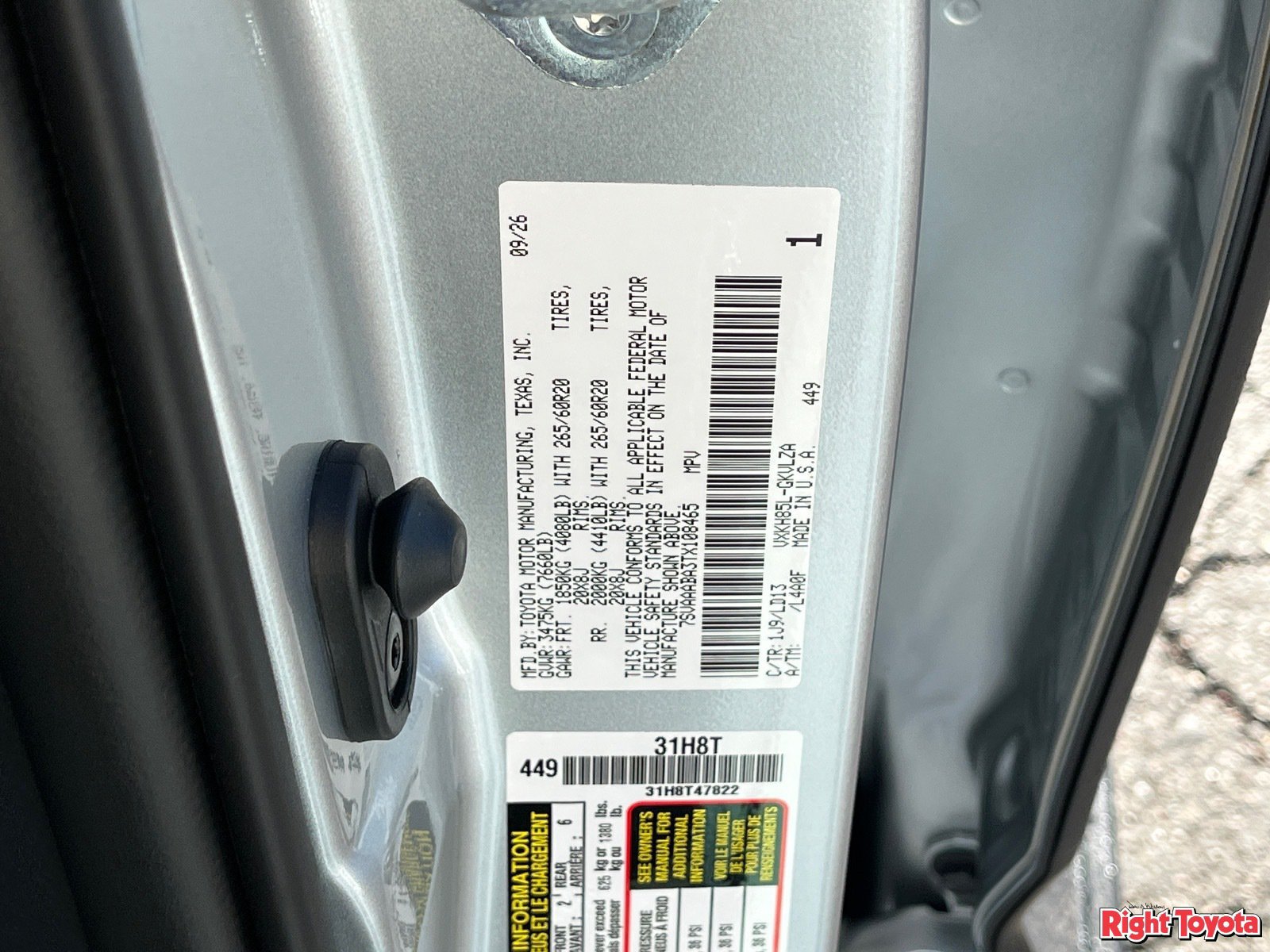 Certified 2026 Toyota Sequoia Limited w/ Nightshade Package AWD/4WD image 35