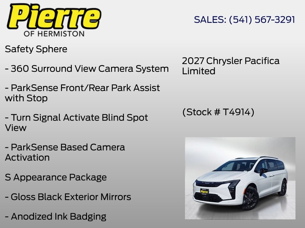 New 2027 Chrysler Pacifica Limited AWD/4WD image 6