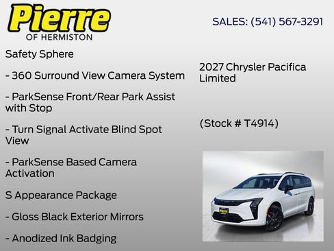 New 2027 Chrysler Pacifica Limited AWD/4WD image 6