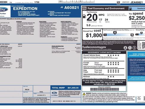 Used 2018 Ford Expedition XLT w/ Equipment Group 202A RWD image 29
