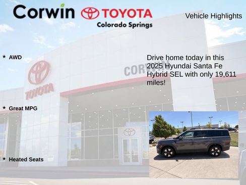 Used 2025 Hyundai Santa Fe SEL AWD/4WD image 6