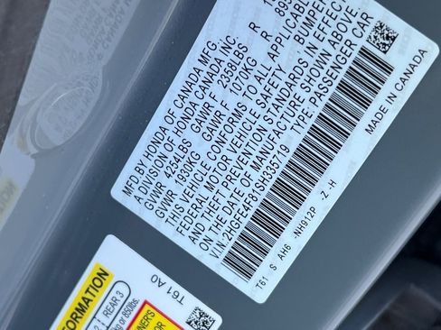 Used 2025 Honda Civic FWD Hybrid Sedan image 20