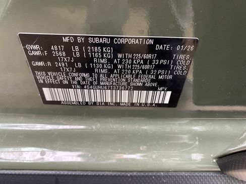 New 2026 Subaru Crosstrek 2.5i Wilderness image 28