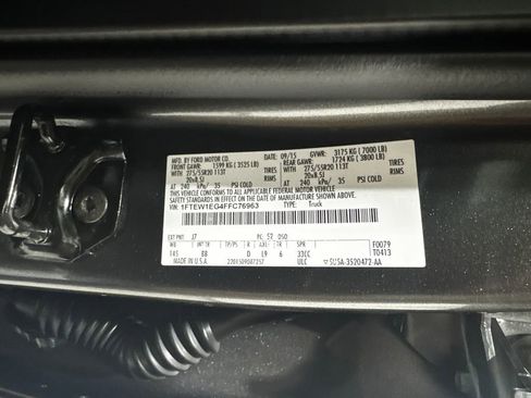 Used 2015 Ford F150 Platinum w/ Equipment Group 701A Luxury image 42