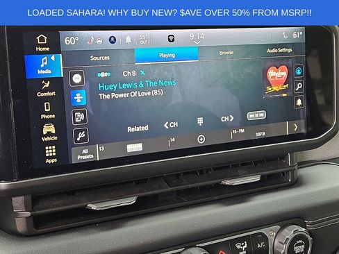 Used 2025 Jeep Wrangler Unlimited Sahara w/ Safety Group AWD/4WD image 16