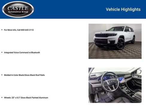 Used 2022 Jeep Grand Cherokee L Limited w/ Black Appearance Package AWD/4WD image 12