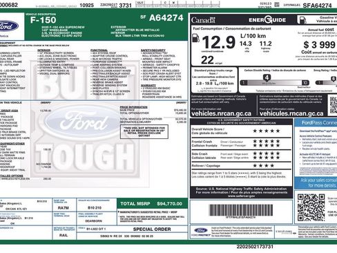 Used 2025 Ford F150 Tremor w/ Equipment Group 402A High AWD/4WD image 35