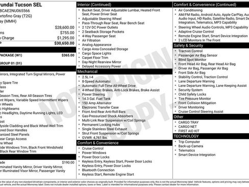 Used 2022 Hyundai Tucson SEL w/ Winter Package AWD/4WD image 11