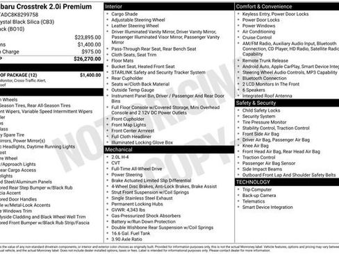 Used 2019 Subaru Crosstrek 2.0i Premium w/ Moonroof Package image 2