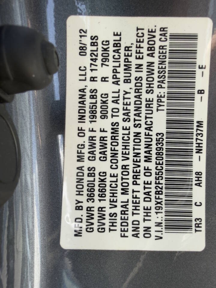 Used 2012 Honda Civic LX image 17