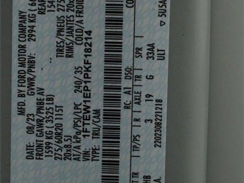 Certified 2023 Ford F150 Lariat w/ Equipment Group 502A High image 37