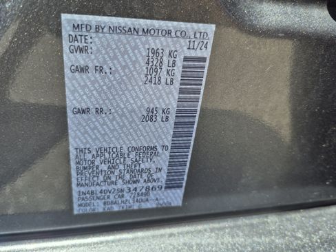 Certified 2025 Nissan Altima 2.5 SV FWD image 32
