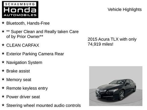 Used 2015 Acura TLX w/ Technology Package FWD image 7
