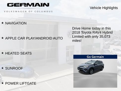 Used 2018 Toyota RAV4 Limited AWD/4WD image 5