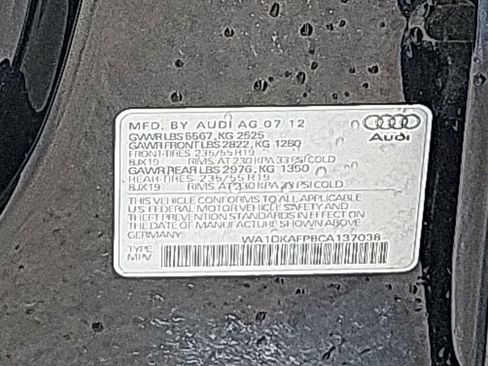 Used 2012 Audi Q5 3.2 Premium Plus AWD/4WD image 40