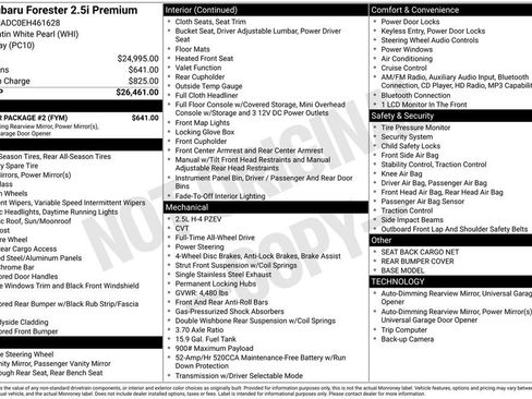 Used 2014 Subaru Forester 2.5i Premium w/ Popular Package #2 image 7