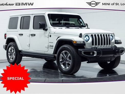 Used 2020 Jeep Wrangler Unlimited Sahara w/ Uconnect 4C Nav & Sound Group image 1
