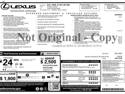 Used 2019 Lexus IS 300 F Sport image 4