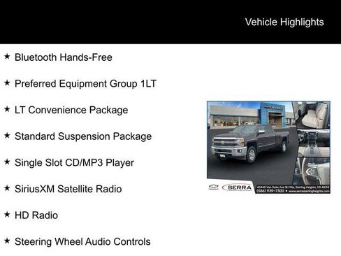 Used 2016 Chevrolet Silverado 2500 LT w/ LT Convenience Package AWD/4WD image 4