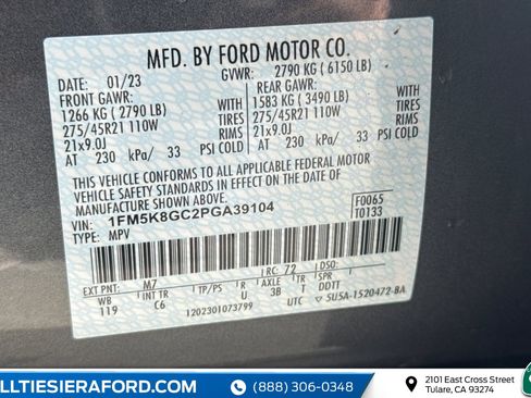 Used 2023 Ford Explorer ST w/ Equipment Group 401A image 17