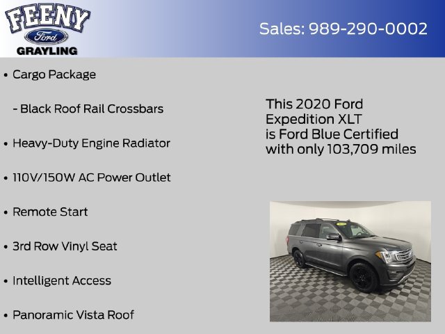 Used 2020 Ford Expedition XLT w/ Equipment Group 202A AWD/4WD image 24
