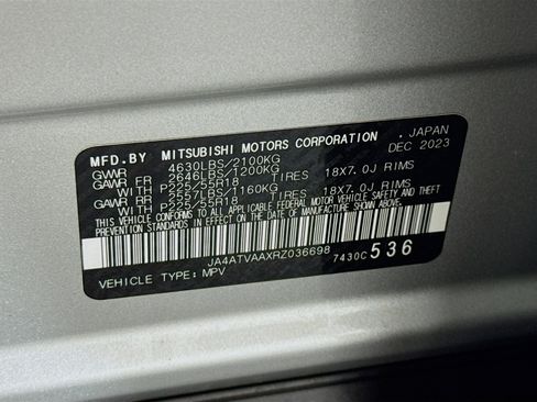 Used 2024 Mitsubishi Eclipse Cross LE AWD/4WD image 39