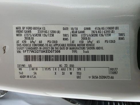 Used 2019 Ford F250 Lariat w/ Lariat Ultimate Package image 45