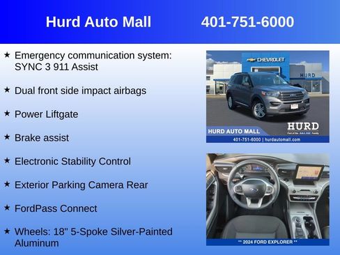 Used 2024 Ford Explorer XLT AWD/4WD image 24