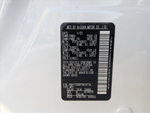 Used 2023 Nissan Armada Platinum w/ Captain's Chairs Package image 25