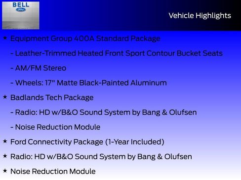 New 2026 Ford Bronco Sport Badlands AWD/4WD image 13