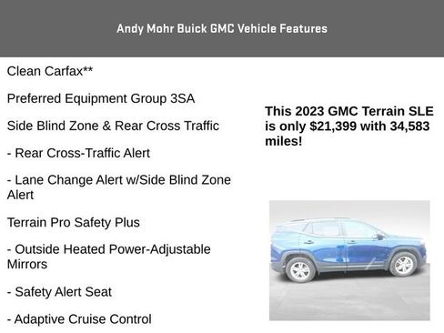 Used 2023 GMC Terrain SLE w/ Driver Convenience Package image 4