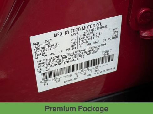 Used 2025 Ford Explorer ST-Line w/ Premium Package AWD/4WD image 32